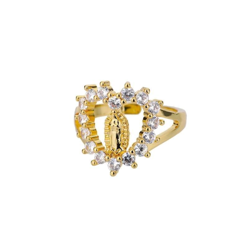 Bague de pouce en forme de coeur