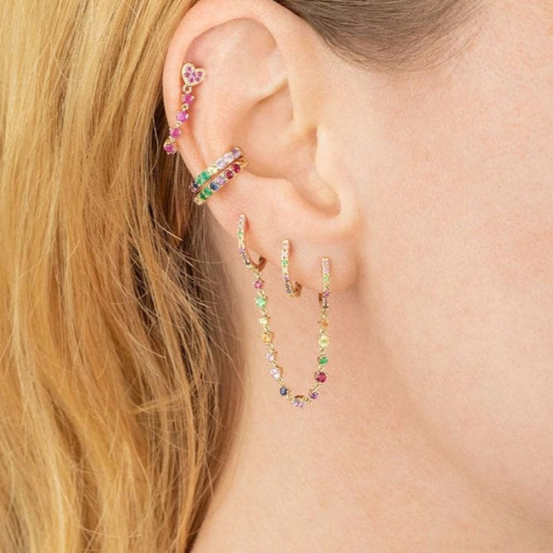 Boucles D'Oreilles Clous Strass Acier Inoxydable – Élégantes, Hypoallergéniques, 2 Couleurs Au Choix