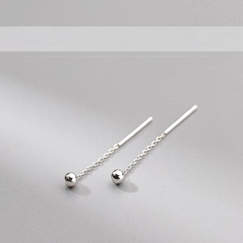 Boucle d’oreille chaine pendante bohème