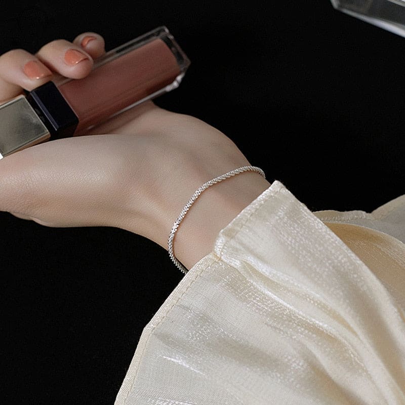 Bracelet chaine acier