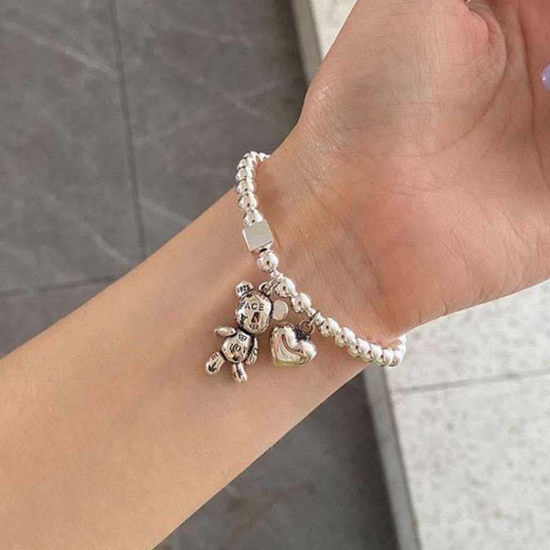 Bracelet chaine argent
