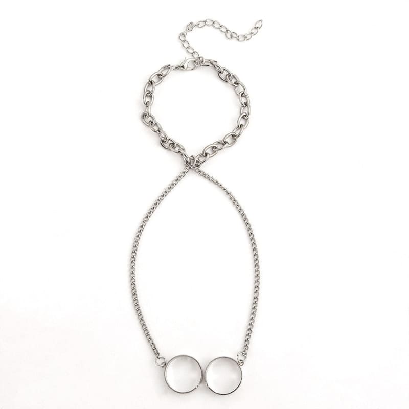 Bracelet chaine avec bague