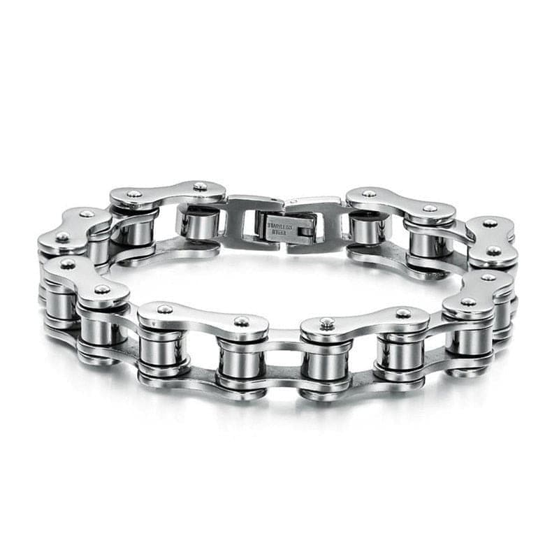 Bracelet chaine de moto acier