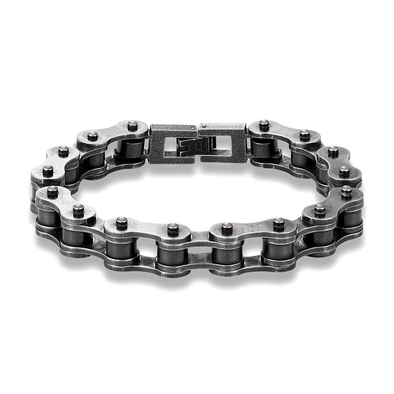 Bracelet chaine de moto bad men - Vintage Black / 19.5cm