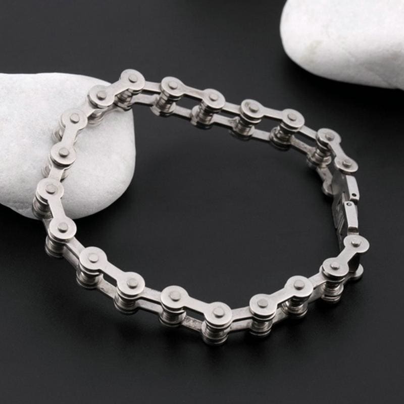 Bracelet chaine de moto titane