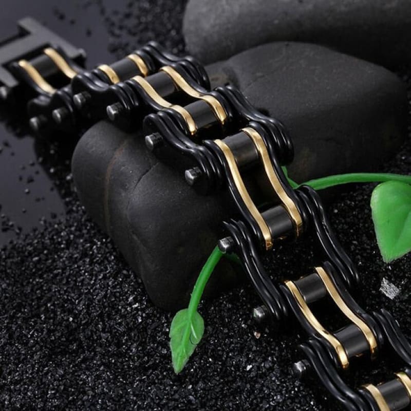 Bracelet chaine de moto tour de poignet 18