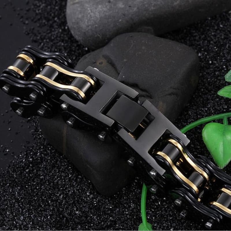 Bracelet chaine de moto tour de poignet 18