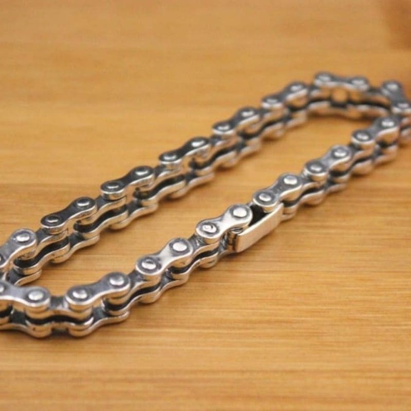 Bracelet chaine de vélo argent 925
