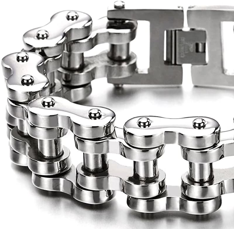Bracelet chaine de vélo inoxydable