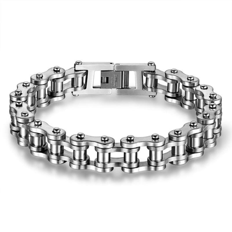 Bracelet chaine de vélo inoxydable - Silver / 21cm