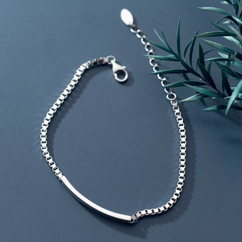 Bracelet chaine en argent
