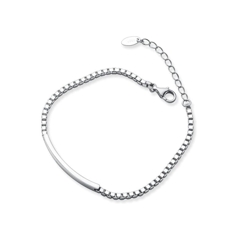 Bracelet chaine en argent