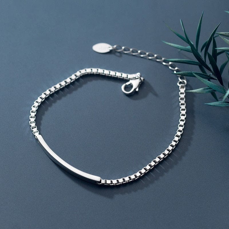 Bracelet chaine en argent