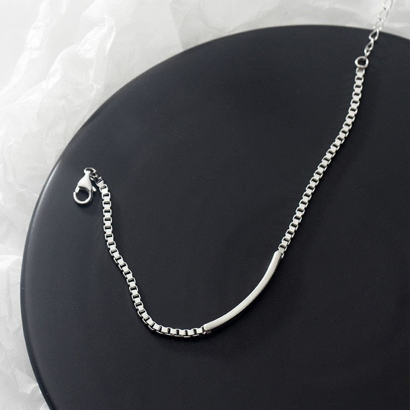 Bracelet chaine en argent