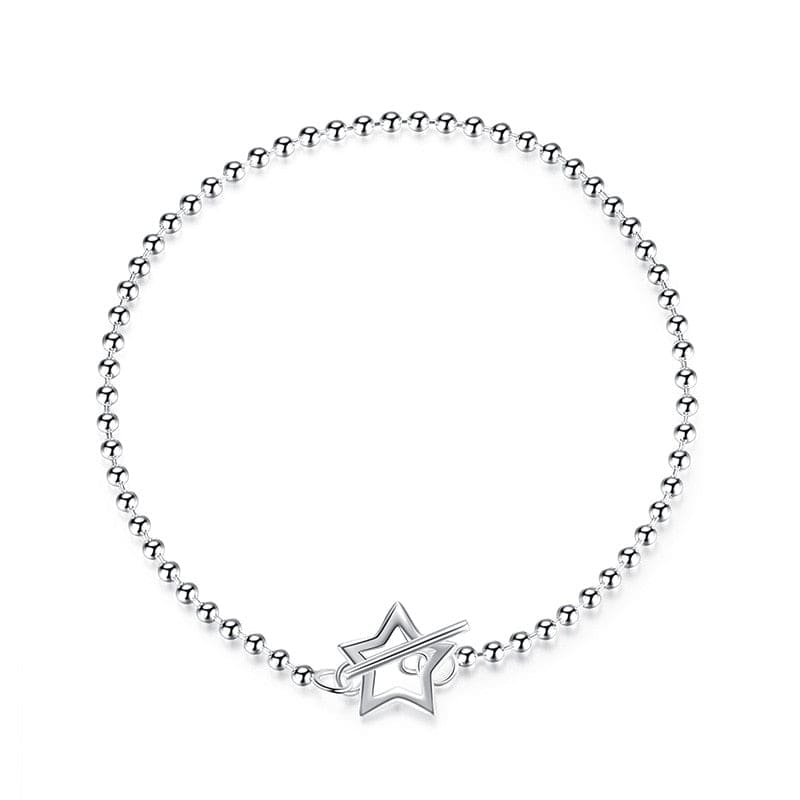 Bracelet chaine fine en argent