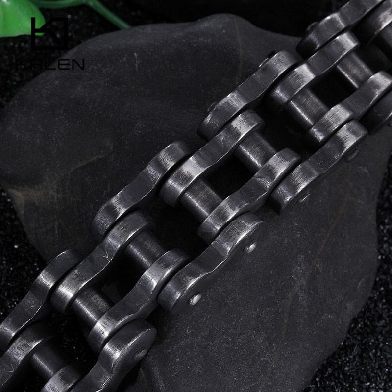 Bracelet chaine moto large