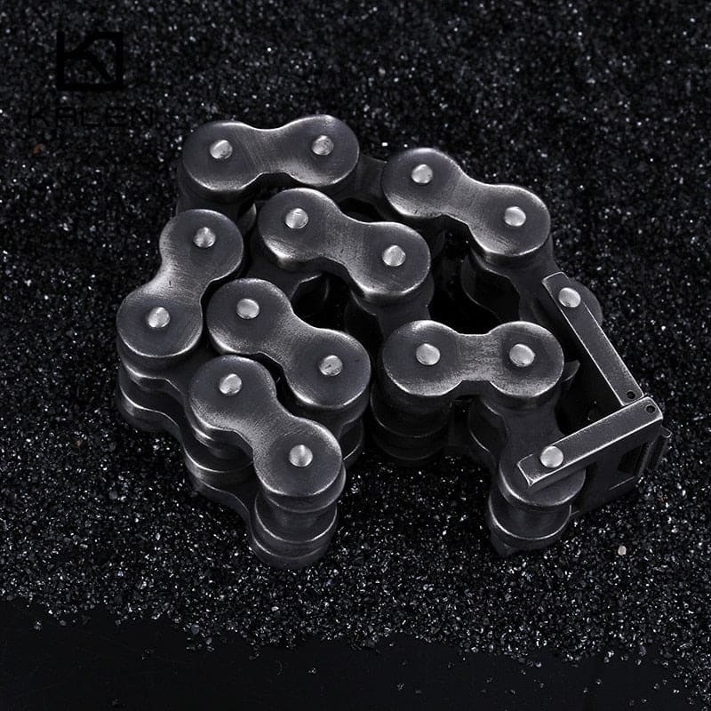 Bracelet chaine moto large