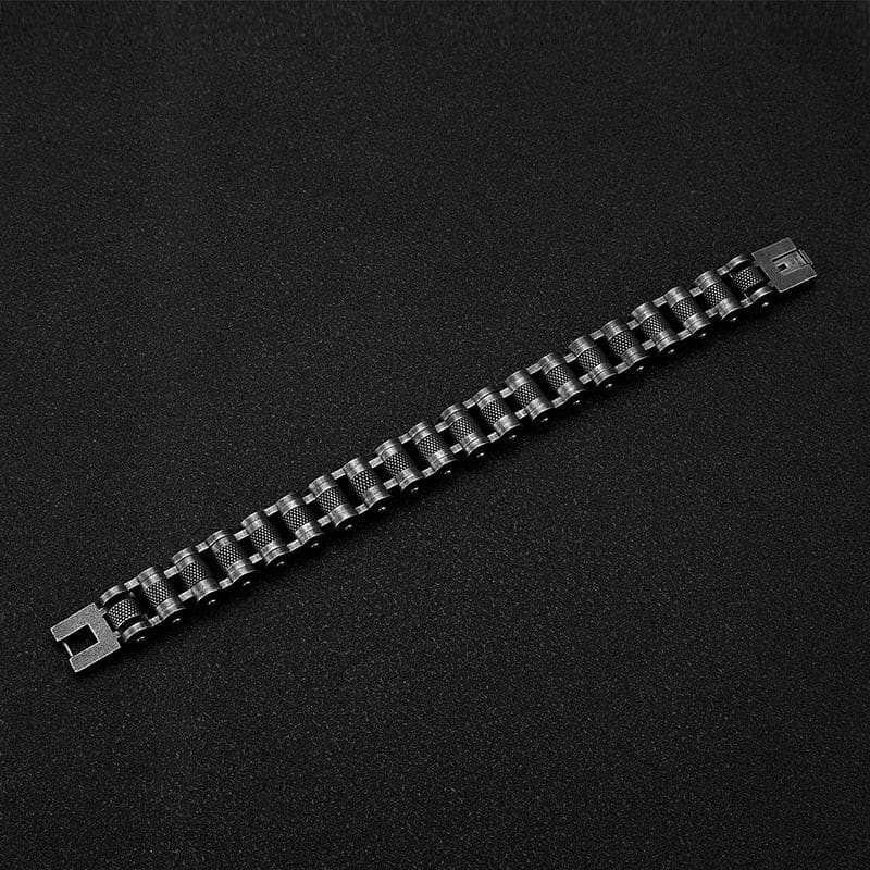Bracelet chaine moto noir