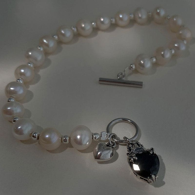 Bracelet chaine perlée