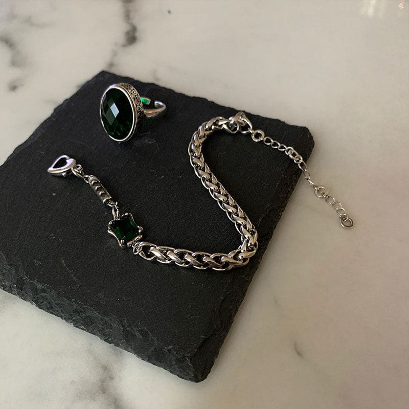 Bracelet chaine tressée