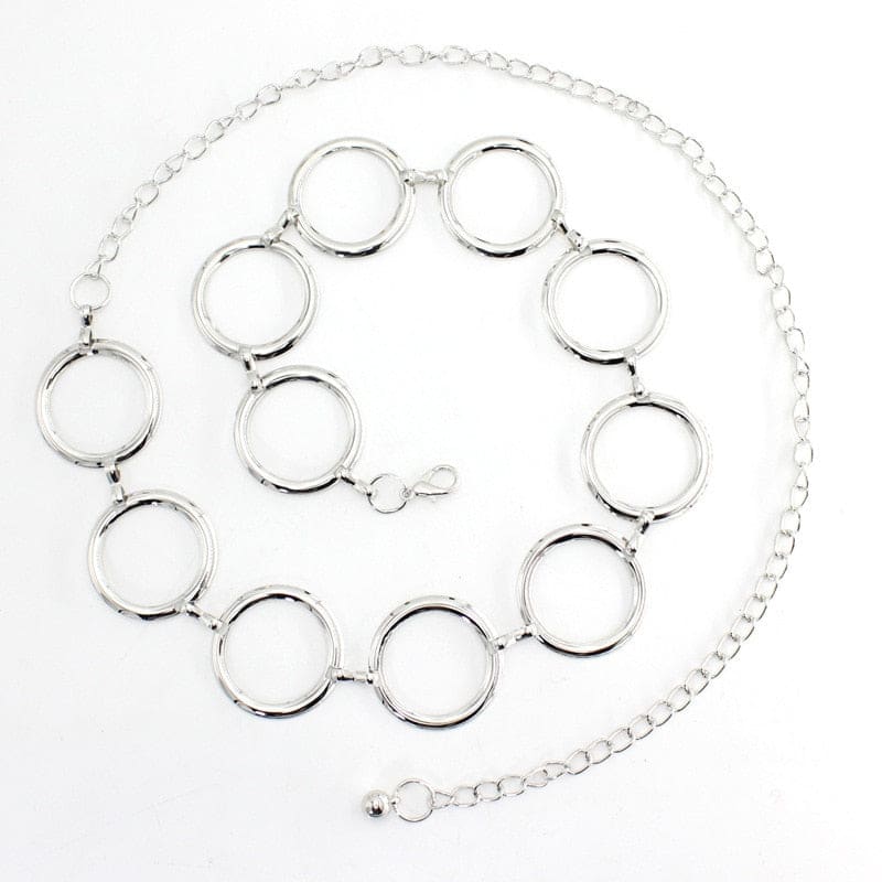 Ceinture chaine anneaux - Argent