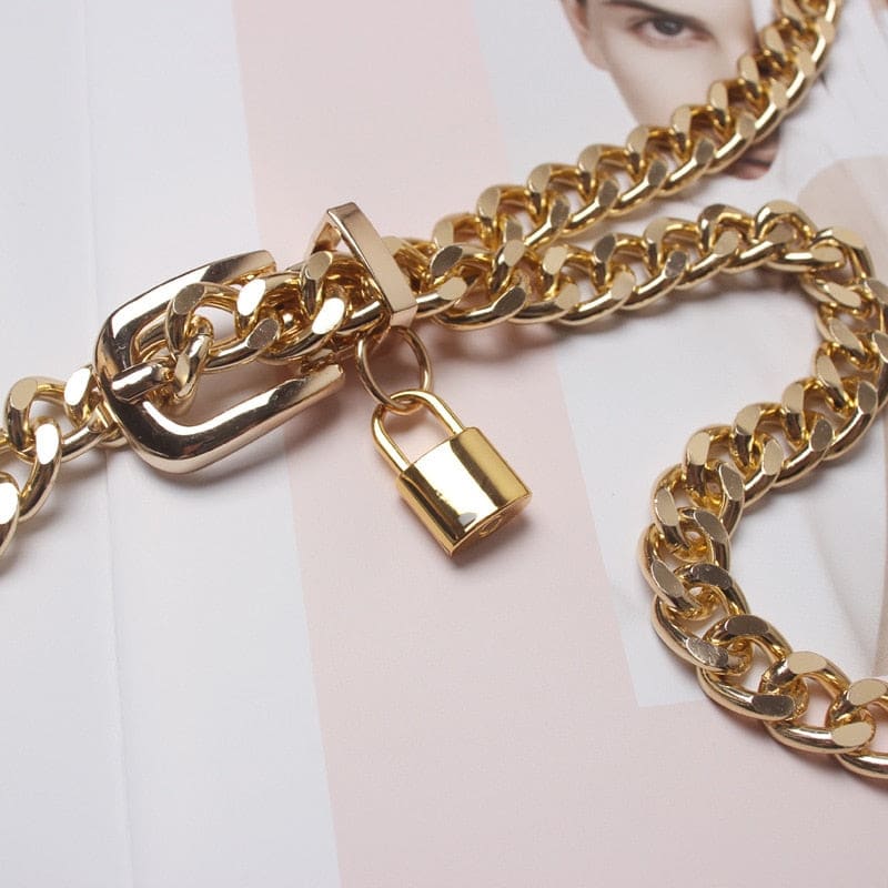 Ceinture chaine cadenas
