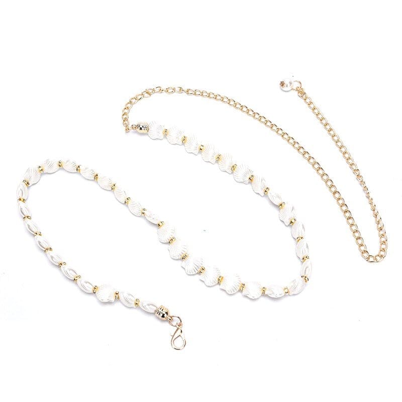 Ceinture chaine coquillage