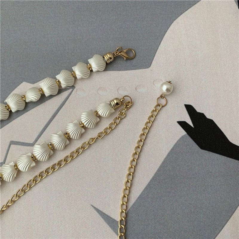 Ceinture chaine coquillage