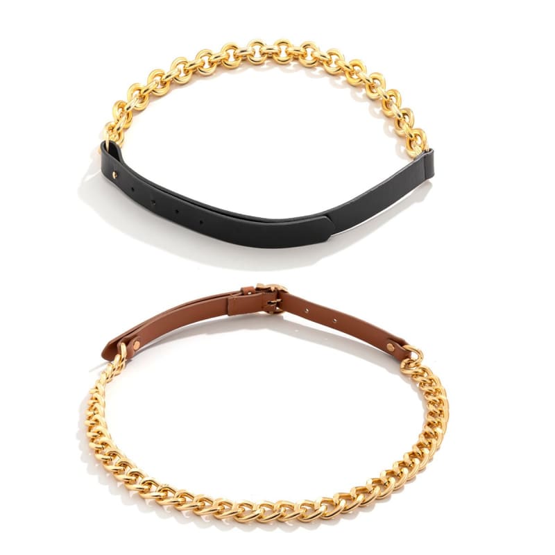 Ceinture chaine grosse maille