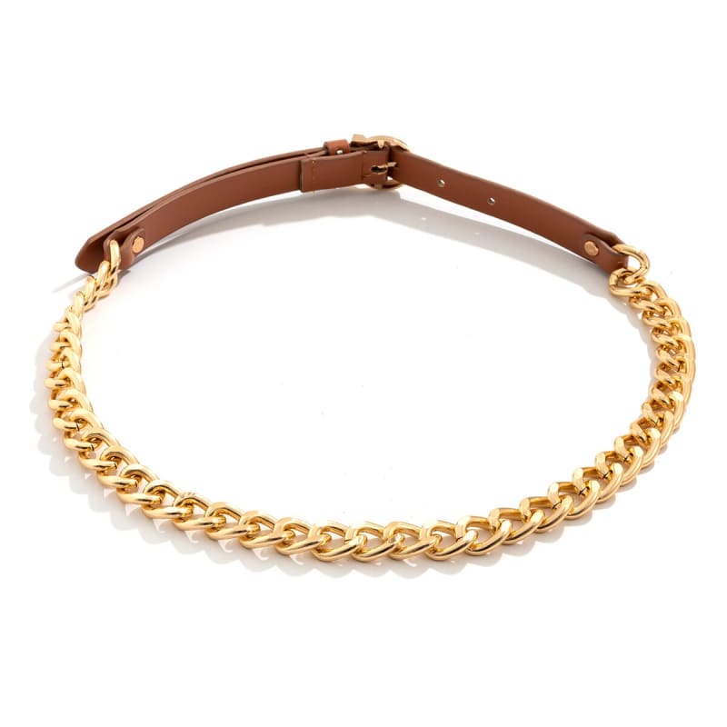 Ceinture chaine grosse maille
