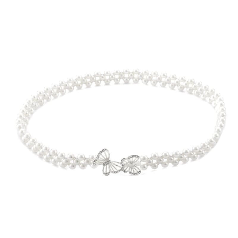Ceinture chaine perle et papillon