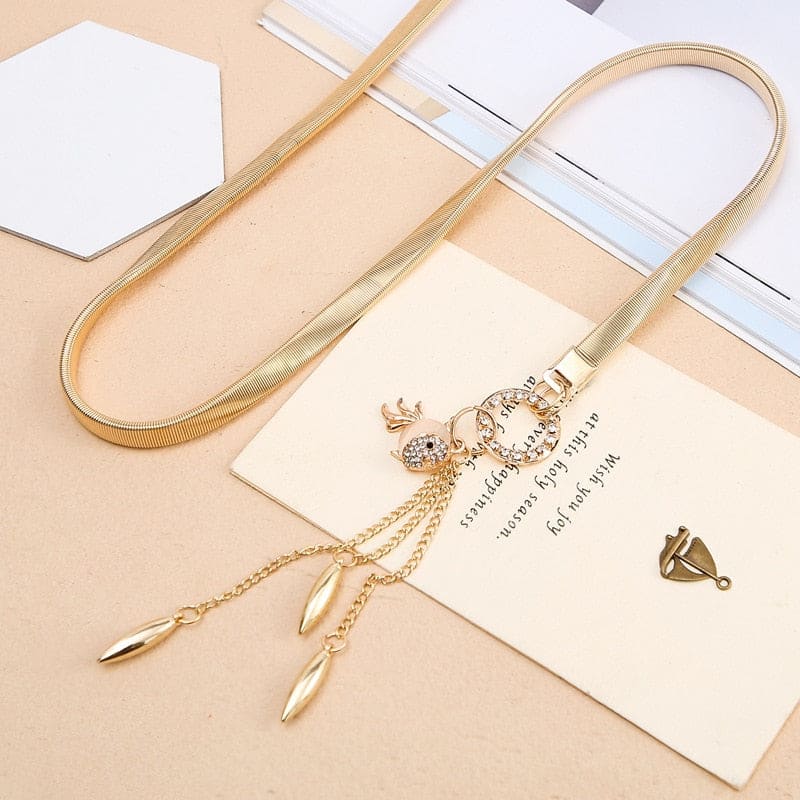 Ceinture chaine pour robe