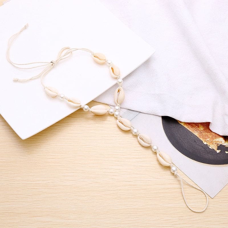 Chaine de cheville coquillage bague de doigt de pied