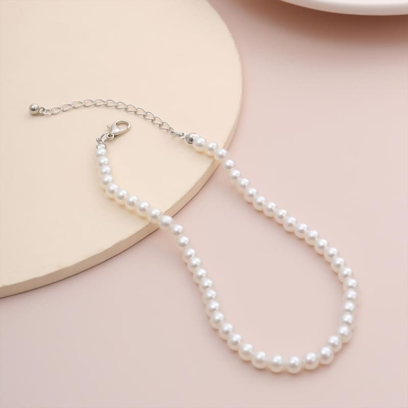 Chaine de cheville en perle