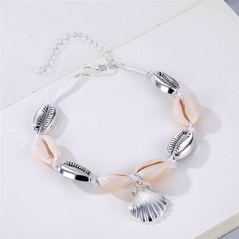 Chaine de cheville plage - Argent