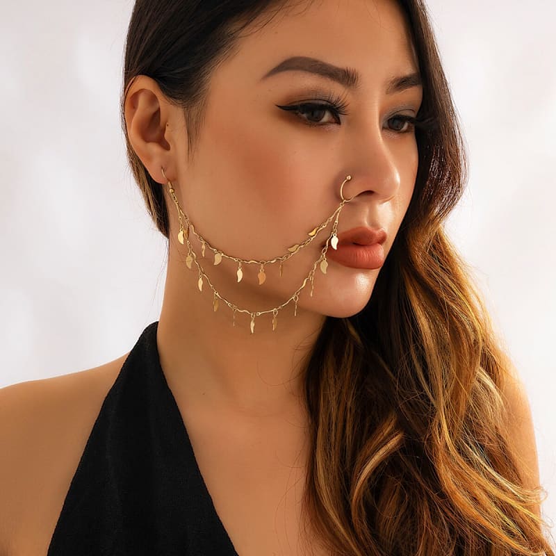 Chaine de corps pour visage et piercing