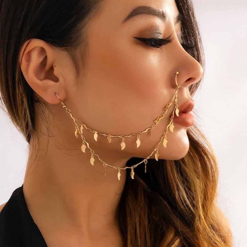 Chaine de corps pour visage et piercing
