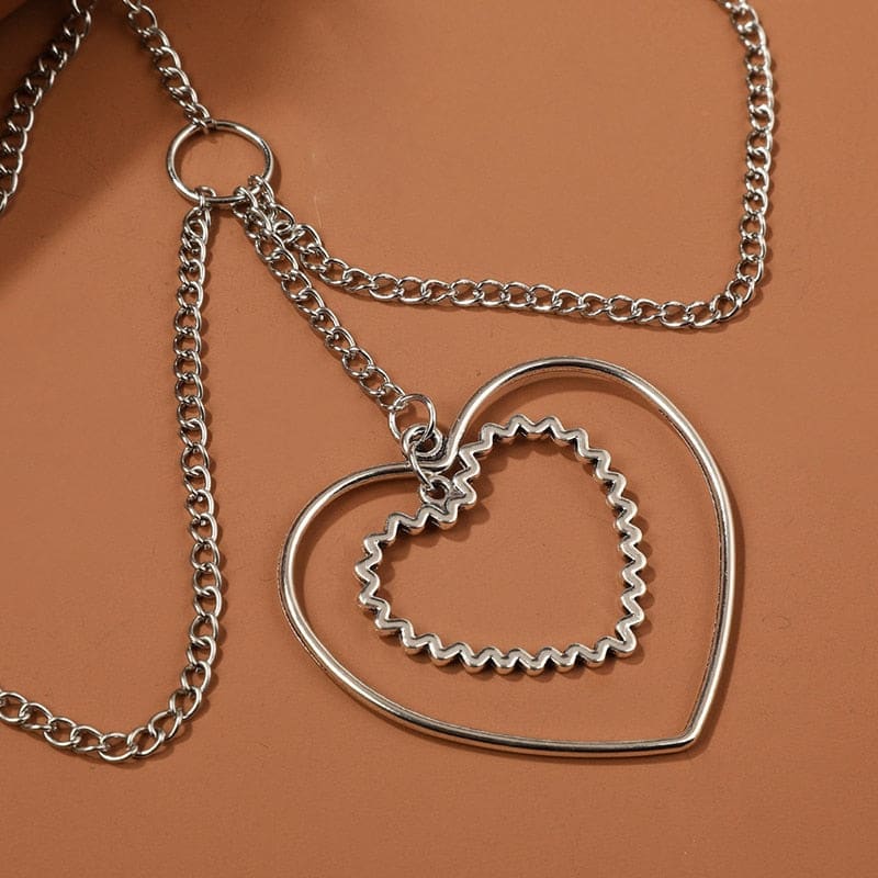 Chaine de cuisse avec pendentif coeur