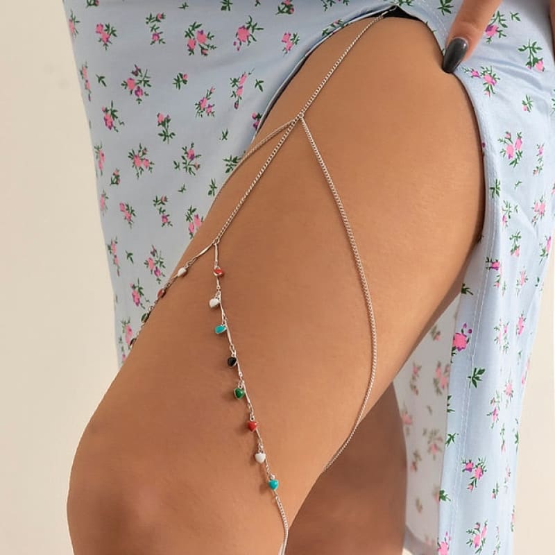 Chaine de cuisse bijou de corps sexy - 10