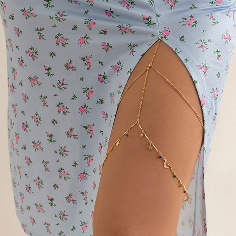 Chaine de cuisse bijou de corps sexy - 7