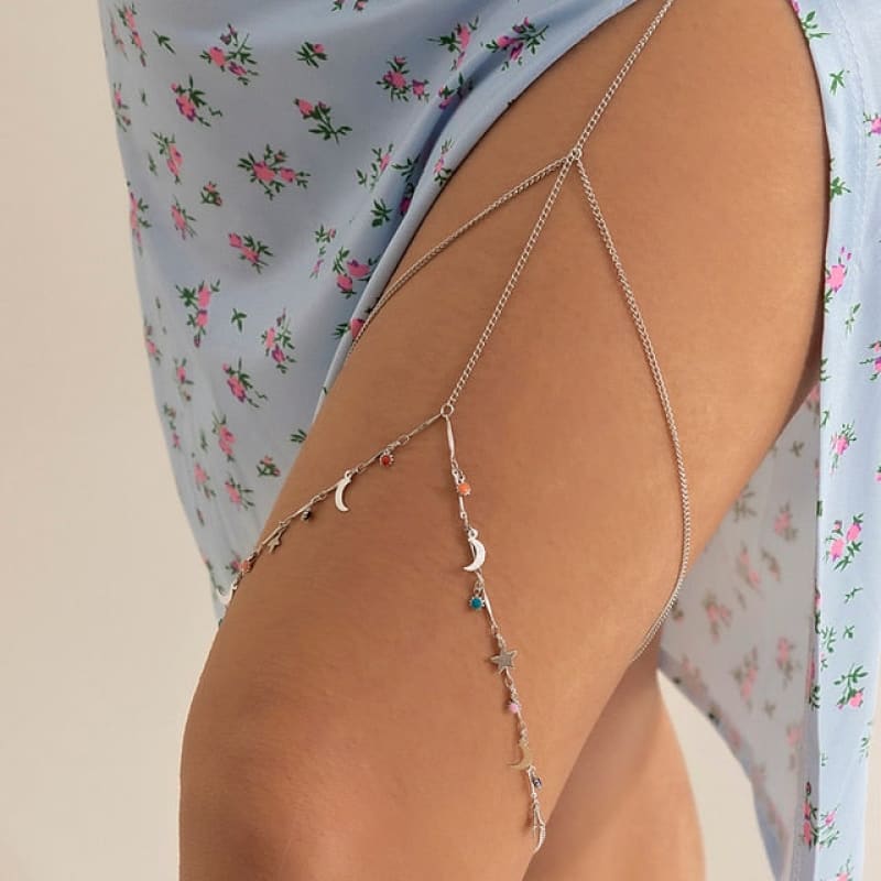 Chaine de cuisse bijou de corps sexy - 8