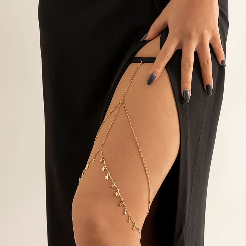 Chaine de cuisse bijou de corps sexy - 5