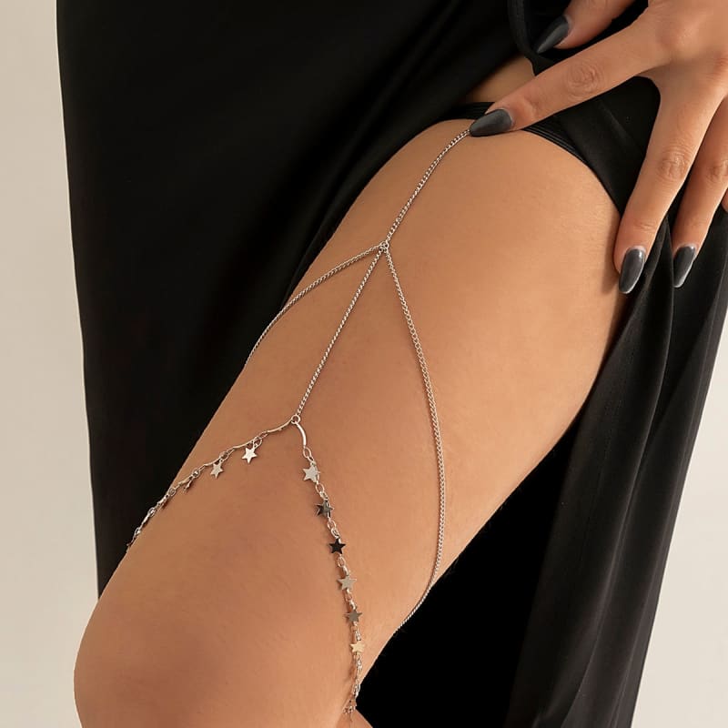 Chaine de cuisse bijou de corps sexy - 6