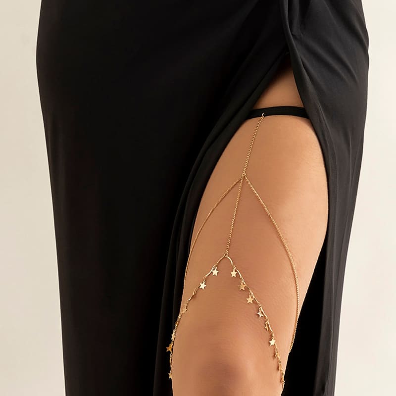 Chaine de cuisse bijou de corps sexy