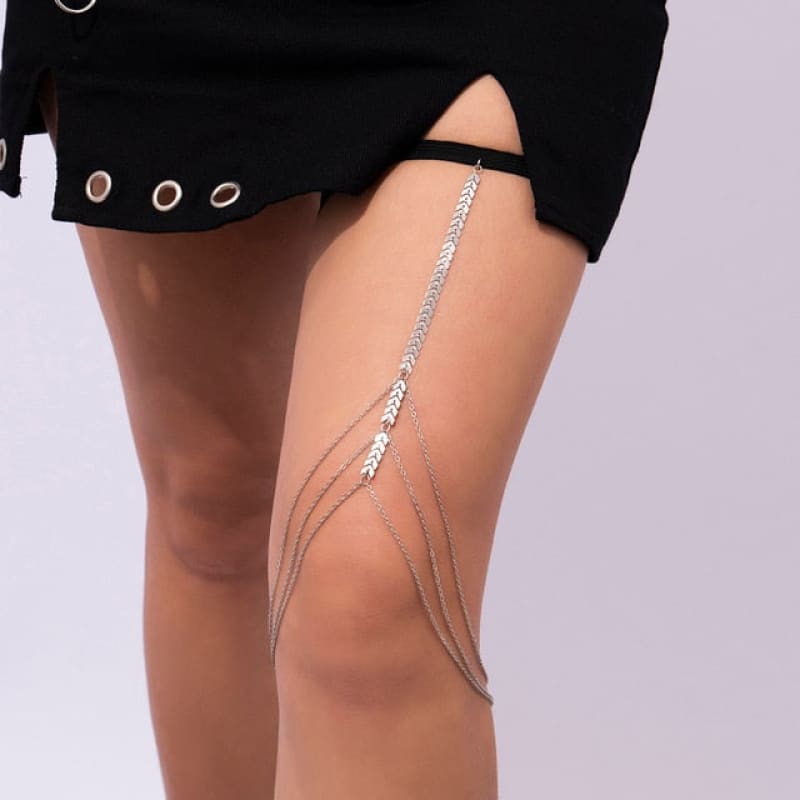 Chaine de cuisse bijou de corps sexy - 16