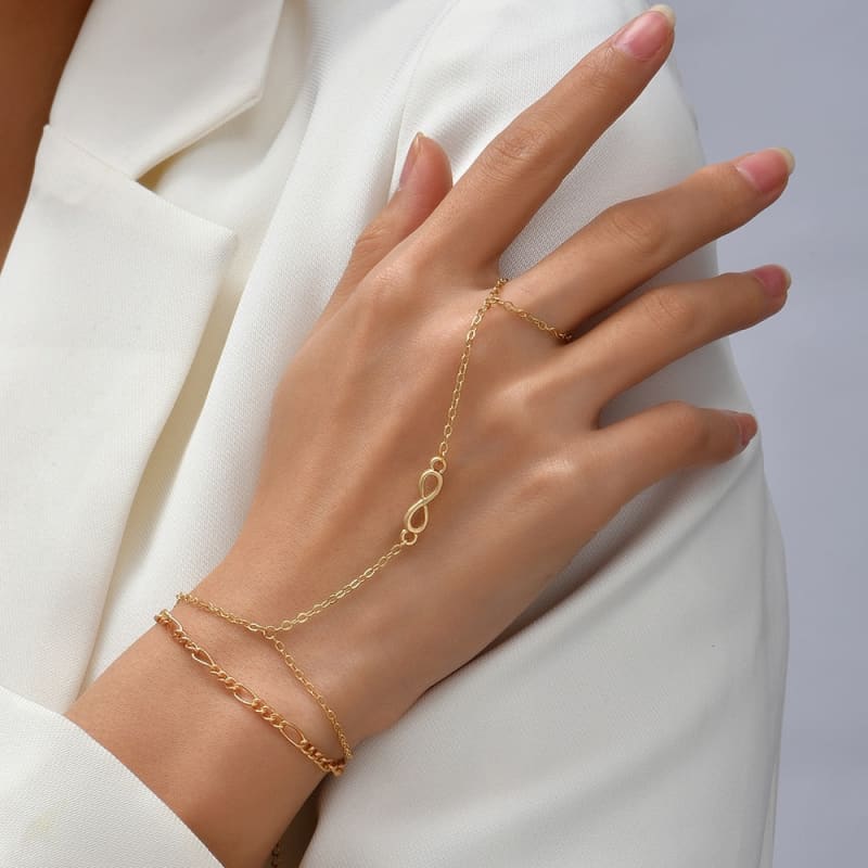Chaine de main symbole infini