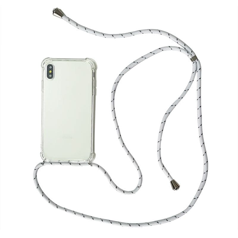 Chaine de téléphone bandoulière anti-chute avec coque -