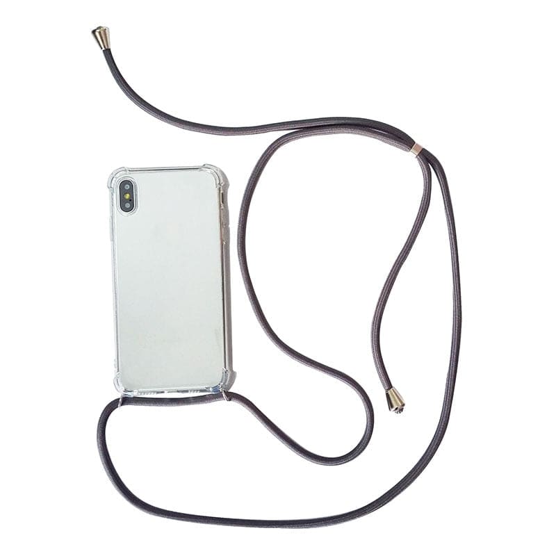 Chaine de téléphone bandoulière anti-chute avec coque -