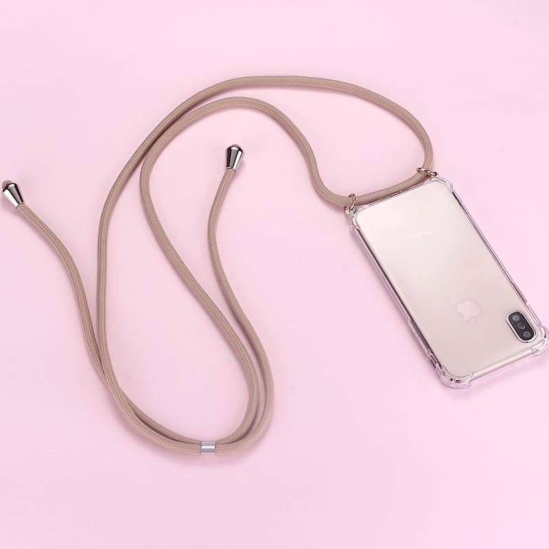 Chaine de téléphone bandoulière avec coque classique -