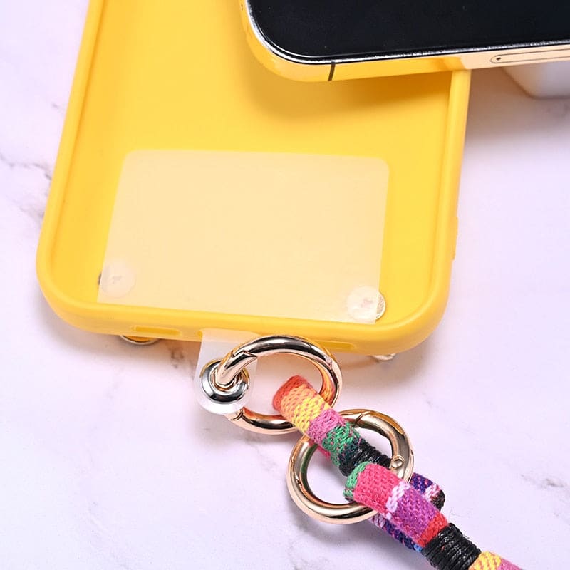 Chaine de téléphone bandoulière bohème